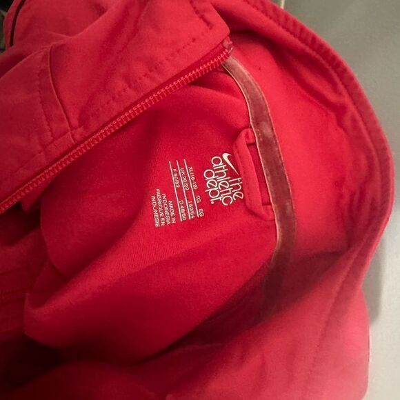 Nike Red Youth Girls XL (16-18) The Athletic Dept Full ZIP Red Track Jacket - Picture 3 of 7